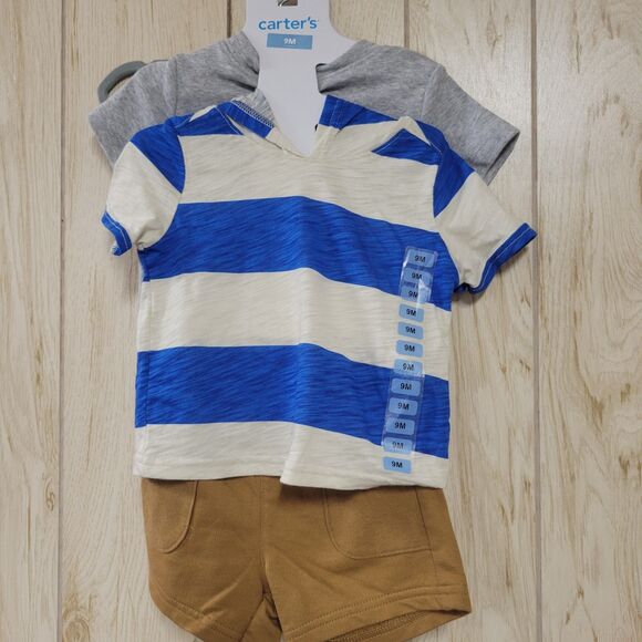 Carter's 3 Piece Shirts and Shorts set - Picture 1 of 3